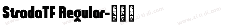 StradaTF Regular字体转换
